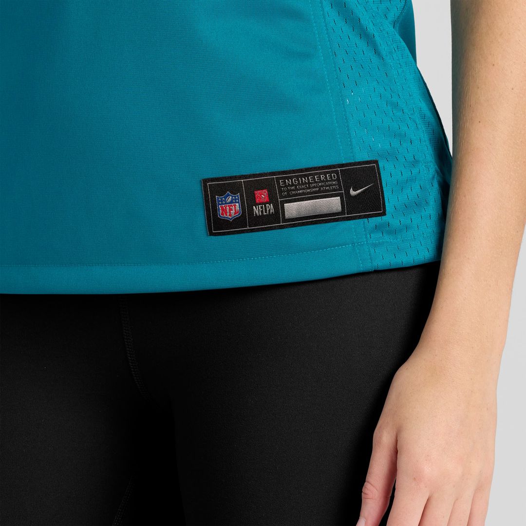 Travis Hunter Jacksonville Jaguars Nike Women's Team Game Jersey - Teal