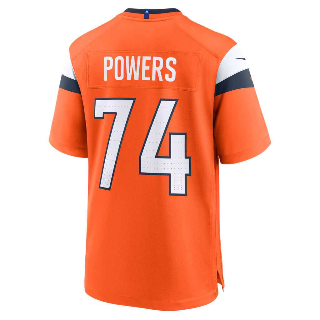 Ben Powers Denver Broncos Nike Team Game Jersey -  Orange
