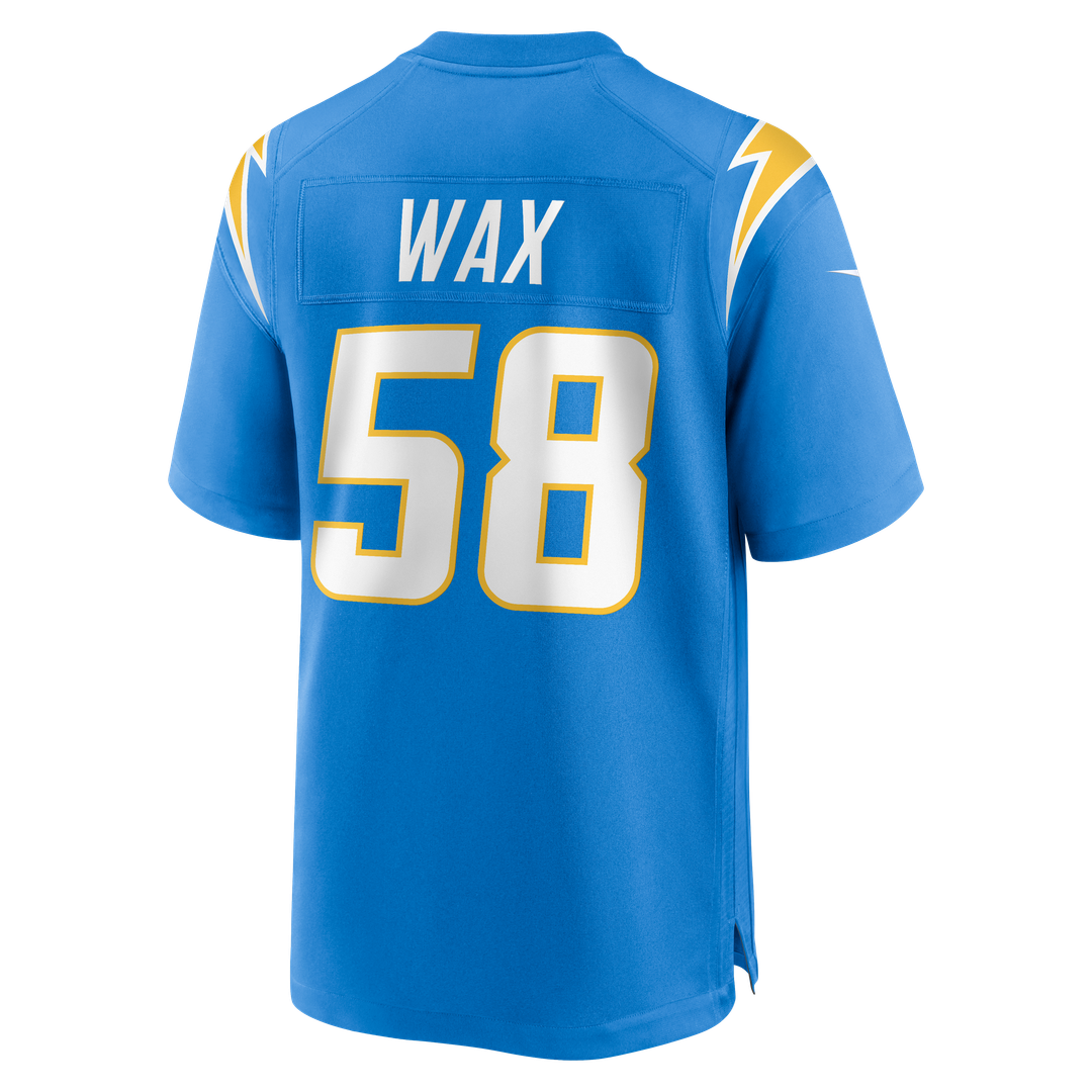 Marlowe Wax Los Angeles Chargers Nike Team Game Jersey -  Powder Blue