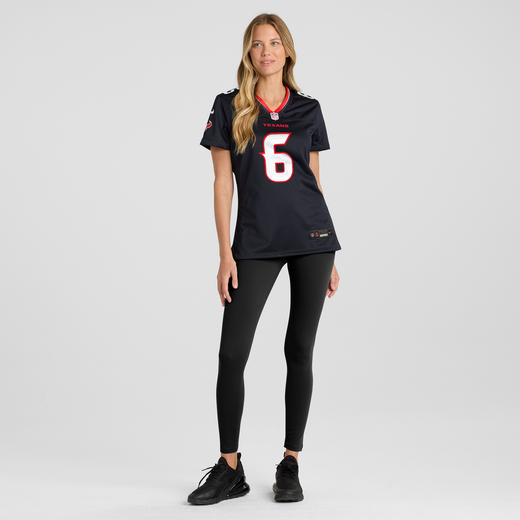 Reed Blankenship Houston Texans Nike Women's Team Game Jersey -  Navy