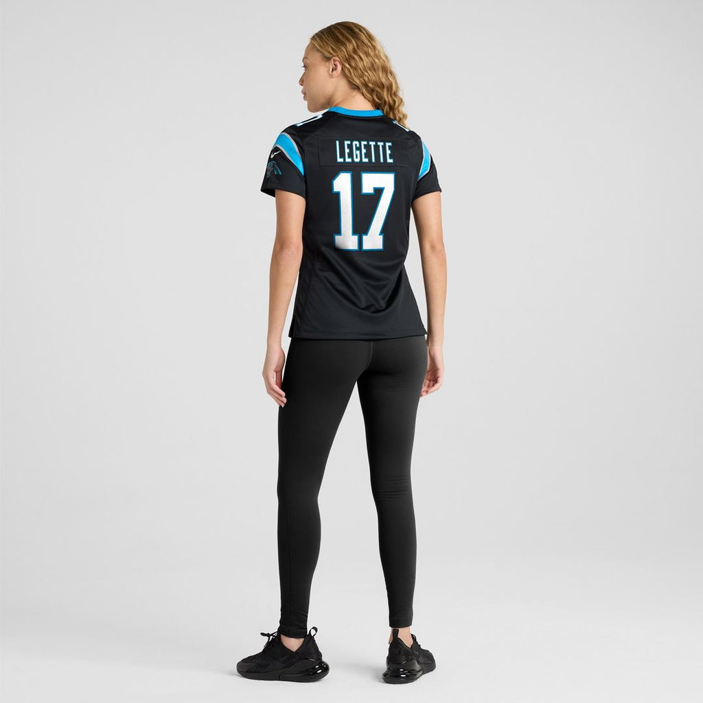 Xavier Legette Carolina Panthers Nike Women's Game Jersey -  Black
