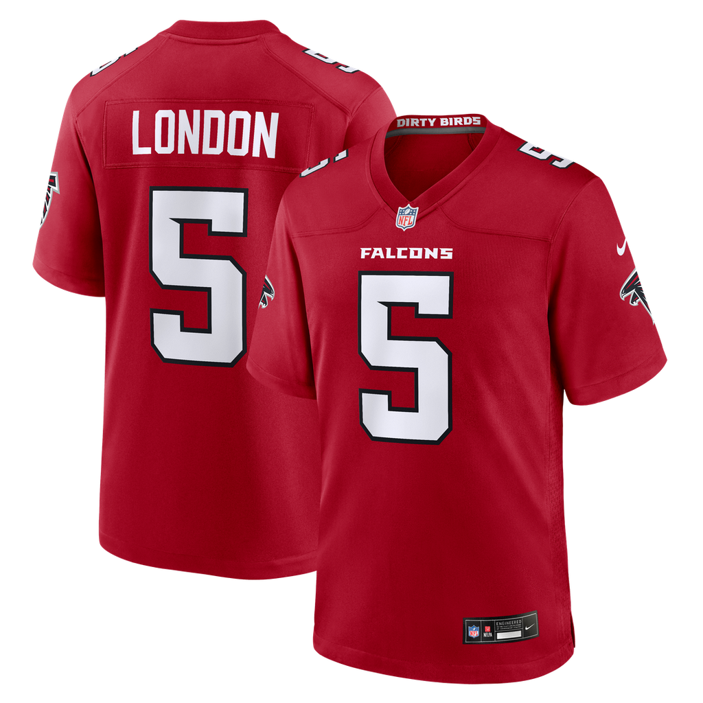 Drake London Atlanta Falcons Nike Game Jersey - Red
