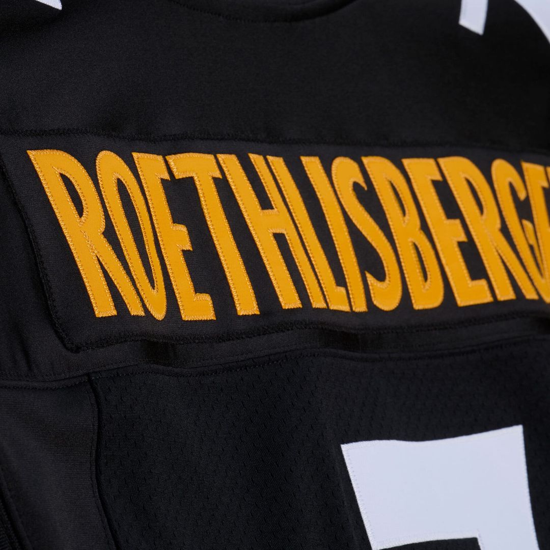 Ben Roethlisberger Pittsburgh Steelers Mitchell & Ness 2004 Authentic Throwback Jersey - Black