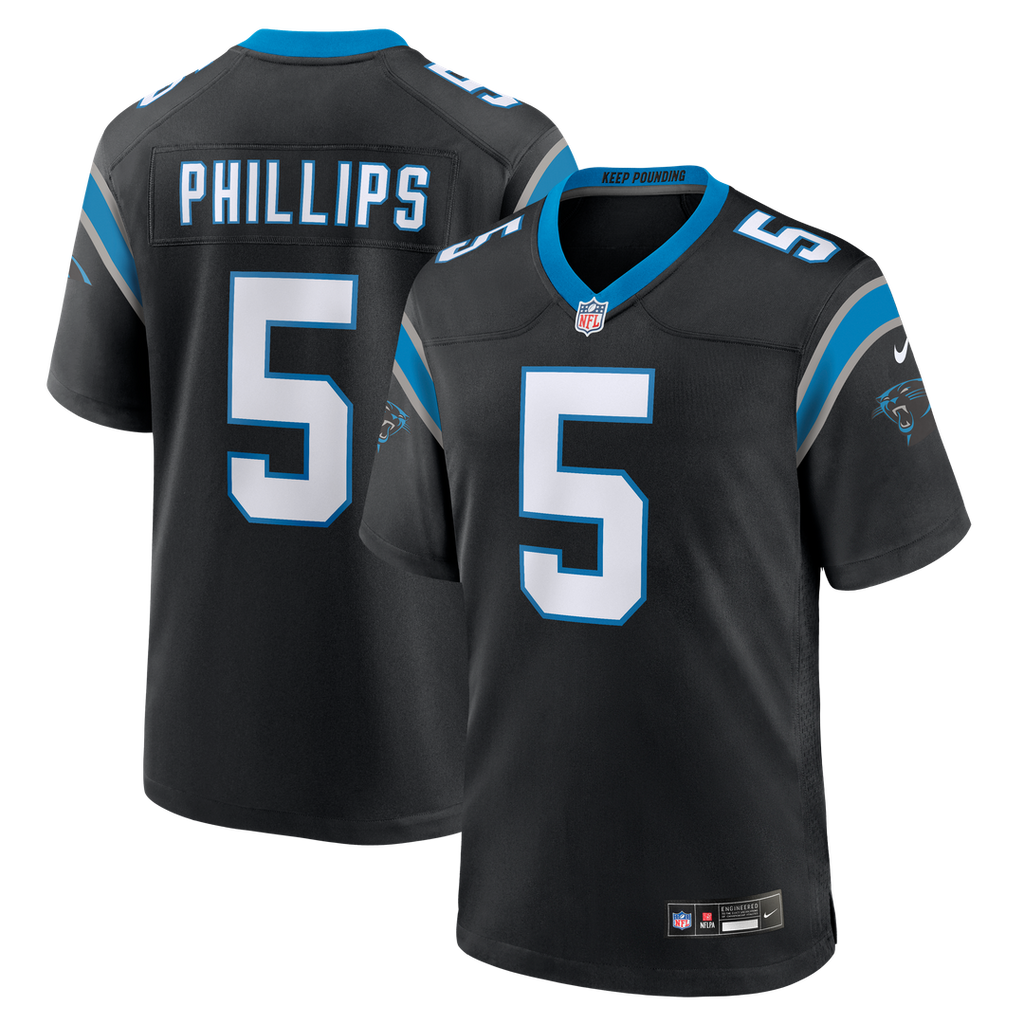 Jaelan Phillips Carolina Panthers Nike Game Jersey - Black