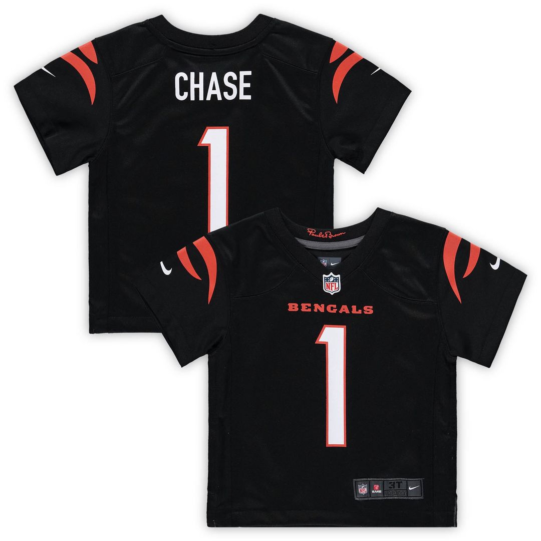 Ja'Marr Chase Cincinnati Bengals Nike Toddler Game Jersey - Black