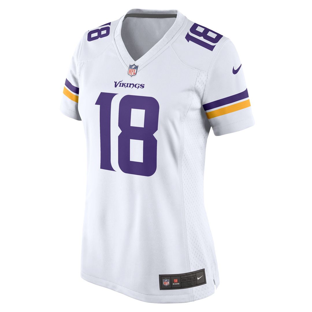 Justin Jefferson Minnesota Vikings Nike Women's Game Jersey - Purple