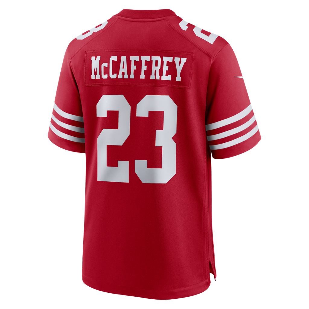 Christian McCaffrey San Francisco 49ers Nike Game Player Jersey - White