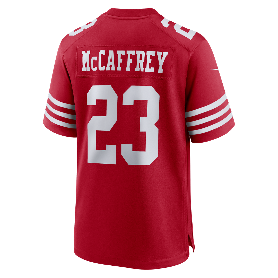 Christian McCaffrey San Francisco 49ers Nike Game Player Jersey - White