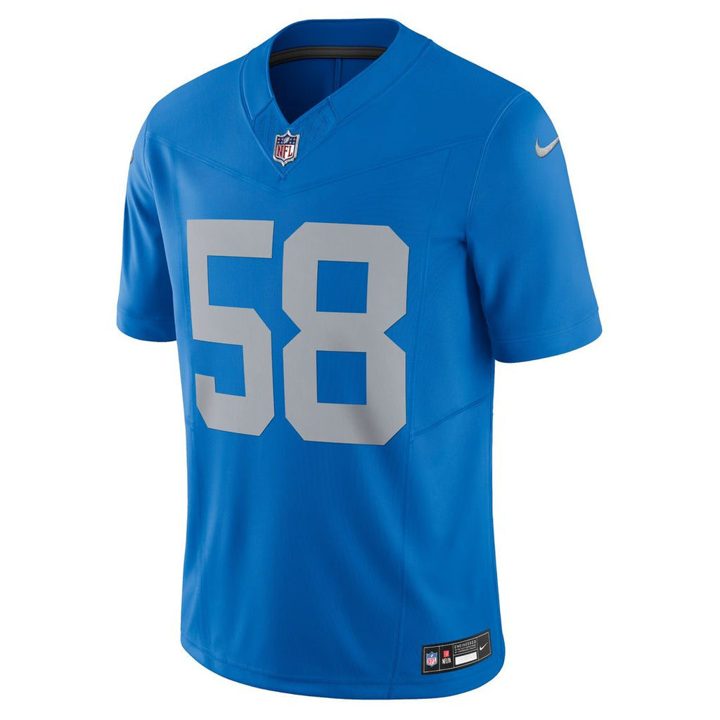 Penei Sewell Detroit Lions Nike Vapor F.U.S.E. Alternate Limited Jersey - Black