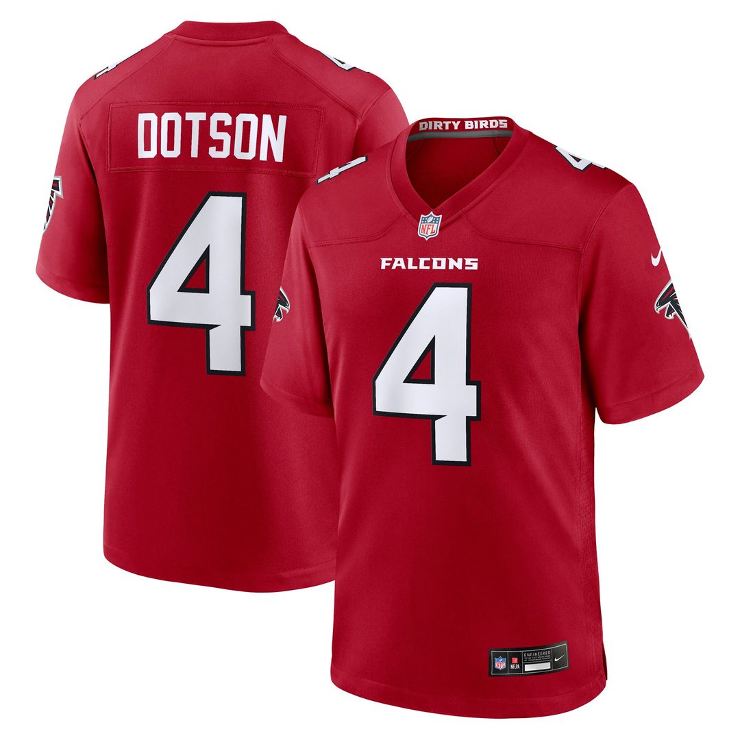 Jahan Dotson Atlanta Falcons Nike Team Game Jersey -  Red