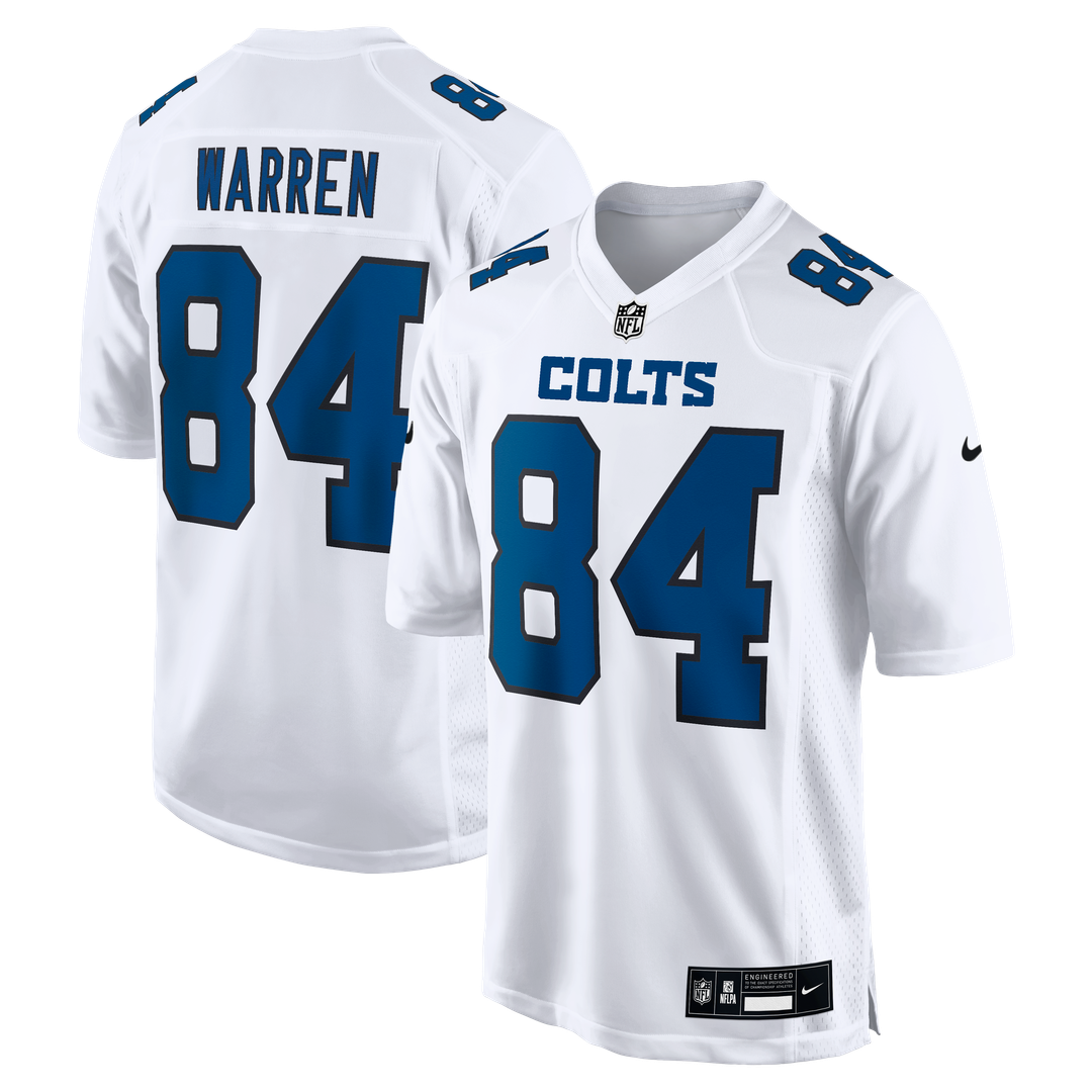 Tyler Warren Indianapolis Colts Nike Fashion Game Jersey - Carbon Black