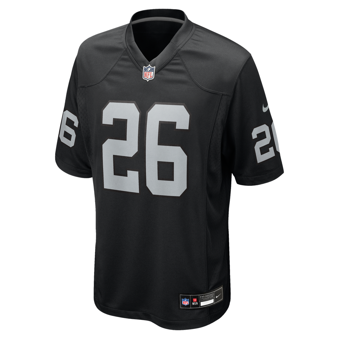Darien Porter Las Vegas Raiders Nike Team Game Jersey -  Black