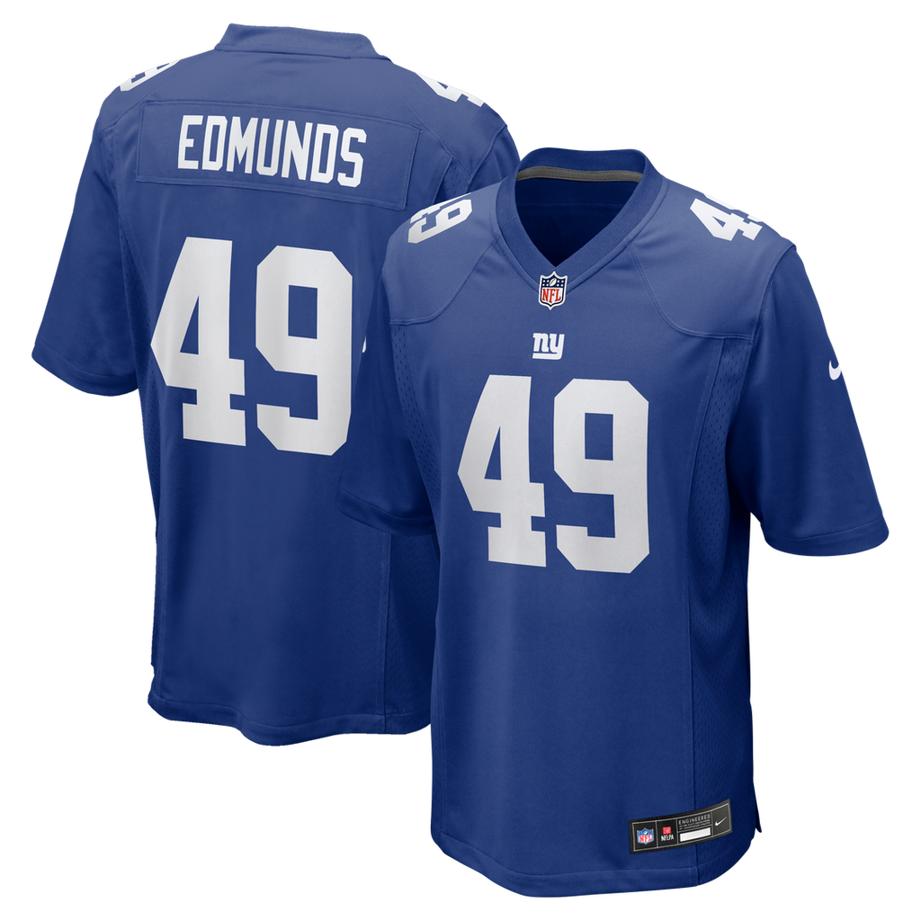 Tremaine Edmunds New York Giants Nike Team Game Jersey -  Royal