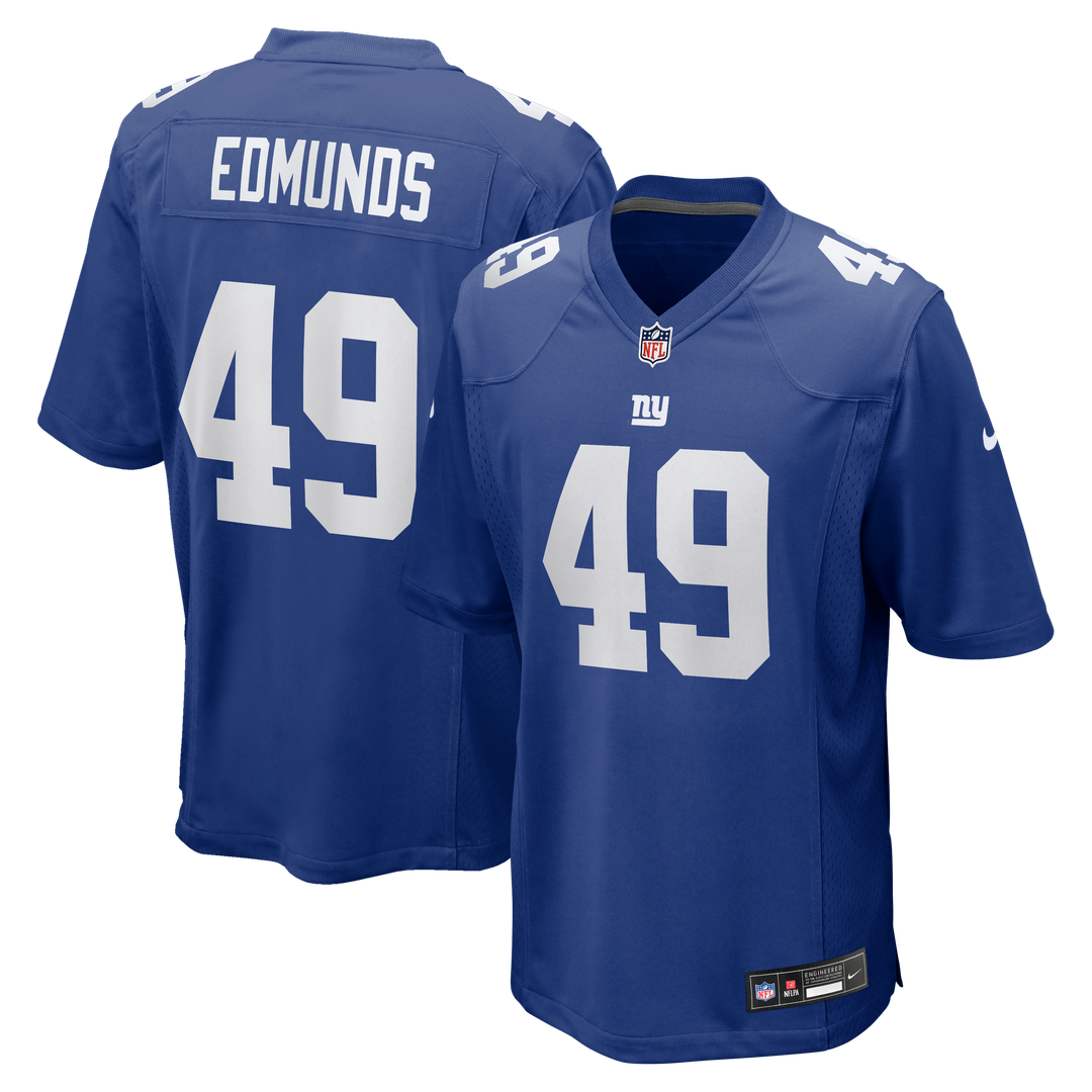 Tremaine Edmunds New York Giants Nike Team Game Jersey -  Royal