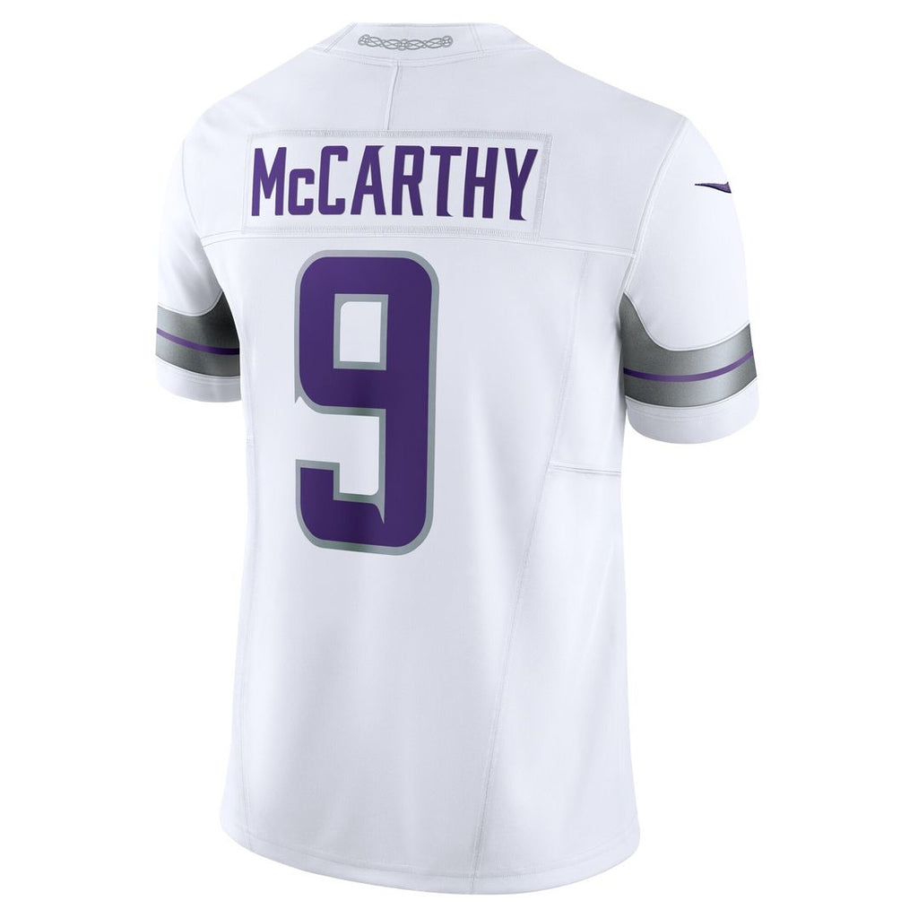 J.J. McCarthy Minnesota Vikings Nike Vapor F.U.S.E. Limited Jersey - Purple
