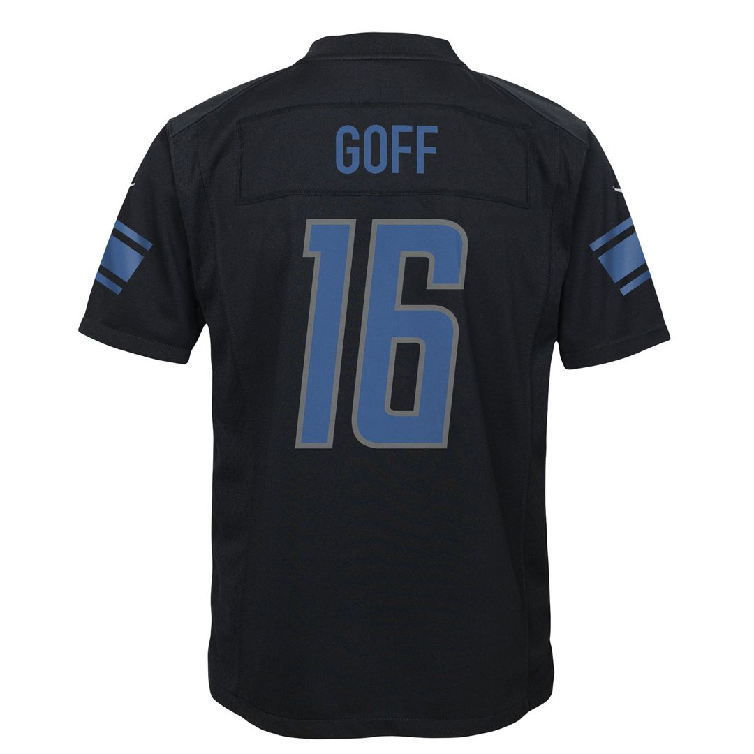 Jared Goff Detroit Lions Nike Youth Game Jersey - Black