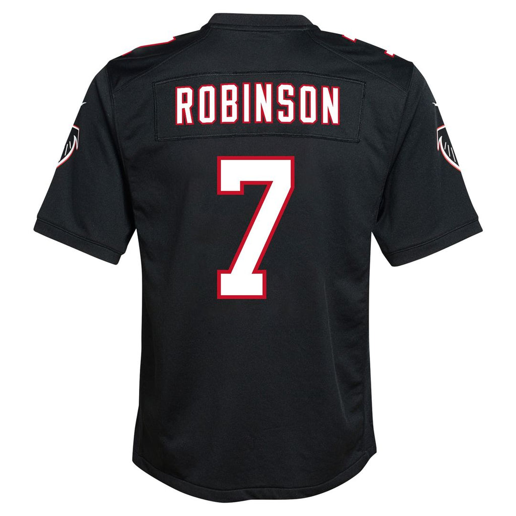 Bijan Robinson Atlanta Falcons Nike Youth Game Jersey - Black
