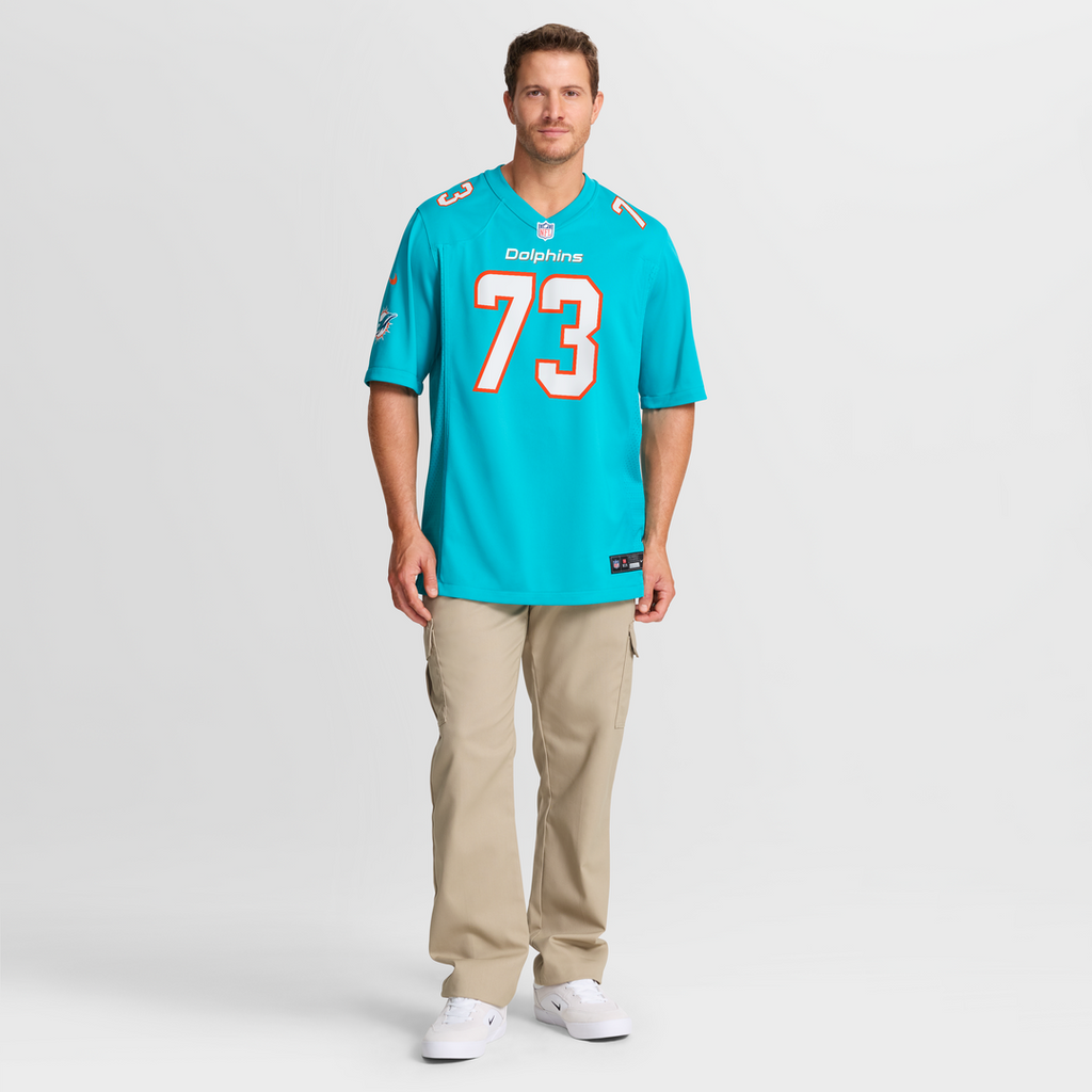 Austin Jackson Miami Dolphins Nike Game Jersey - Aqua