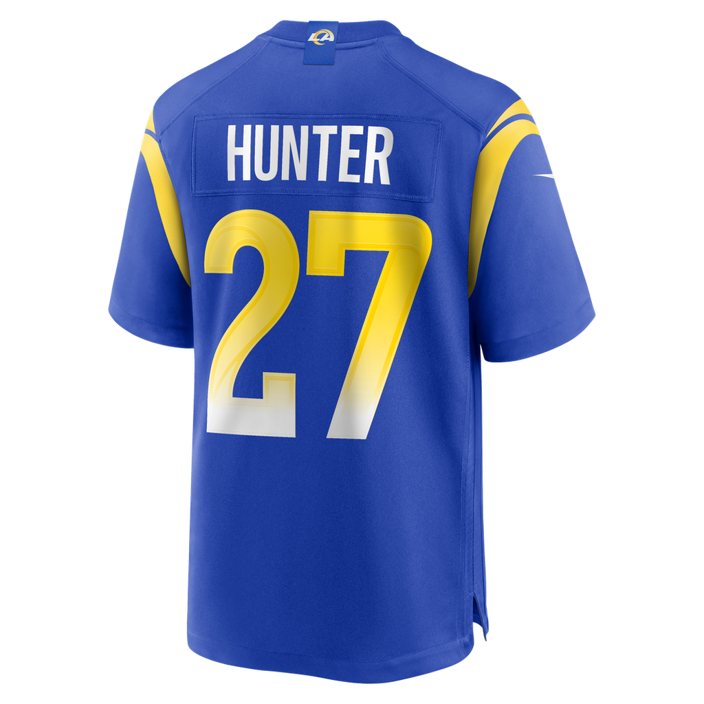 Jarquez Hunter Los Angeles Rams Nike Team Game Jersey -  Royal