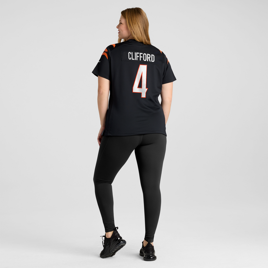 Sean Clifford Cincinnati Bengals Nike Women's Team Game Jersey -  Black