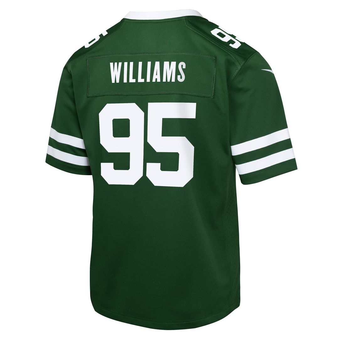 Quinnen Williams New York Jets Nike Youth Game Jersey - Green