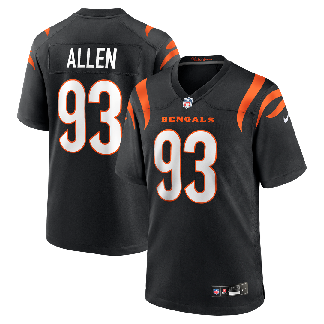 Jonathan Allen Cincinnati Bengals Nike Team Game Jersey -  Black