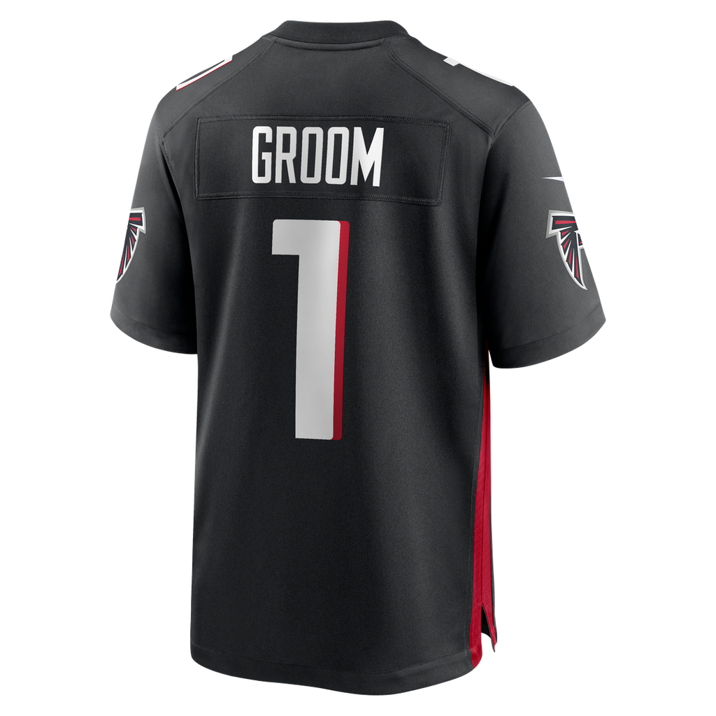 Number 1 Groom Atlanta Falcons Nike Game Jersey - Black