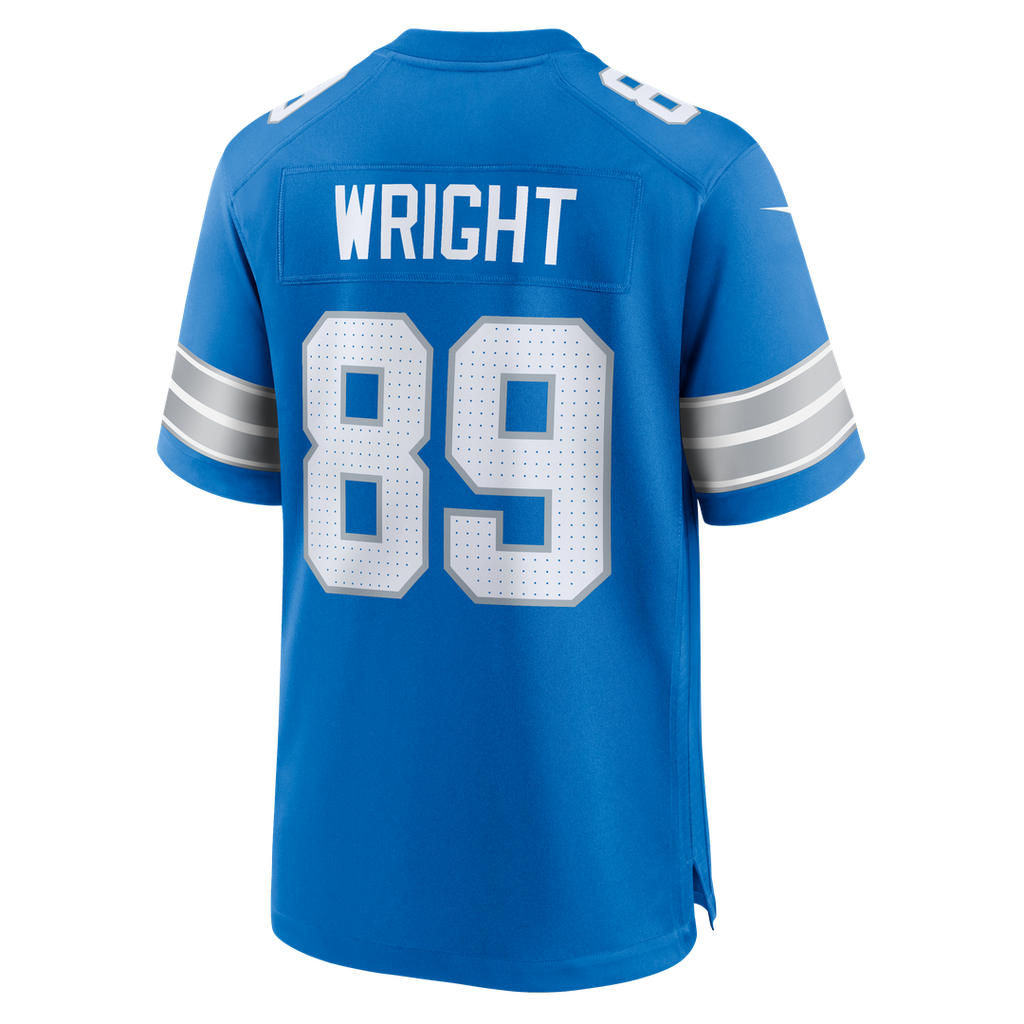 Brock Wright Detroit Lions Nike Team Game Jersey -  Blue