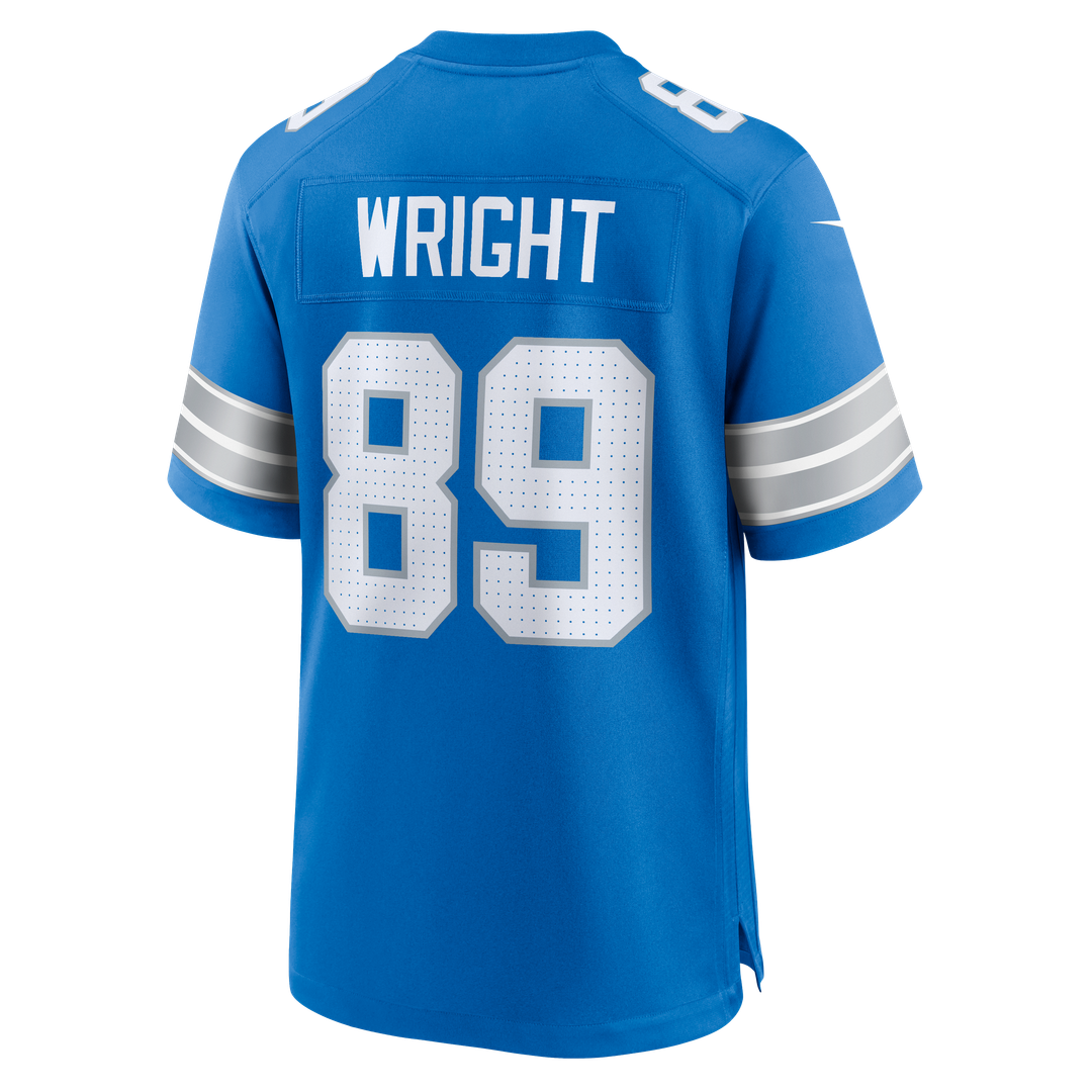 Brock Wright Detroit Lions Nike Team Game Jersey -  Blue