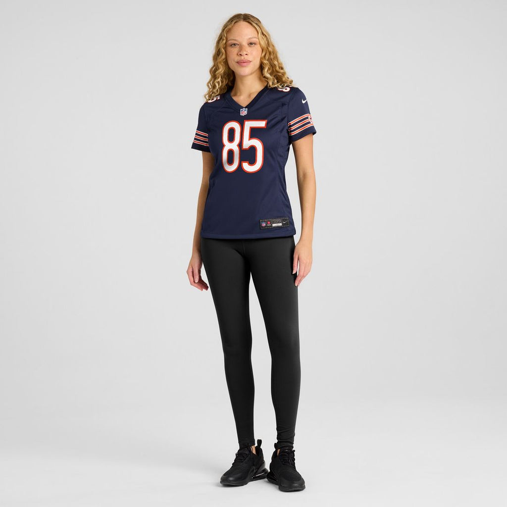 Cole Kmet Chicago Bears Nike Women's Game Jersey - Navy