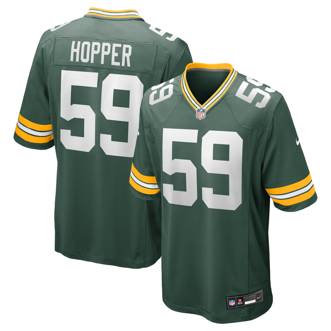 Ty'Ron Hopper Green Bay Packers Nike  Game Jersey -  Green