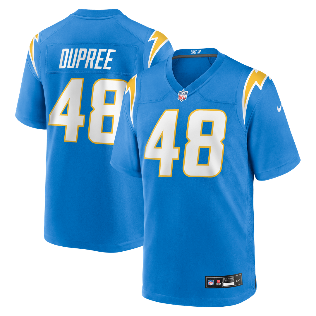 Bud Dupree Los Angeles Chargers Nike Team Game Jersey -  Powder Blue