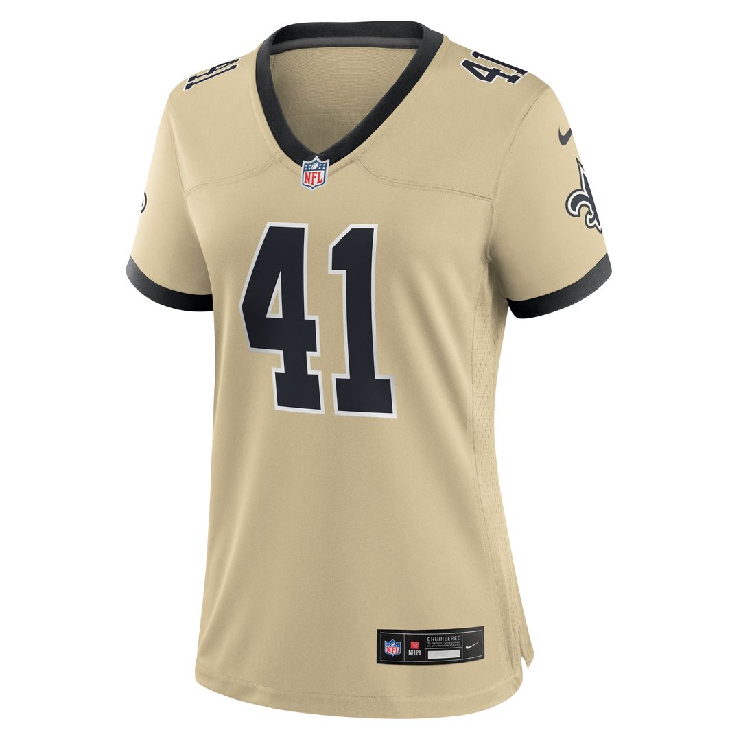 Alvin Kamara New Orleans Saints Nike Women's Game Jersey - Black