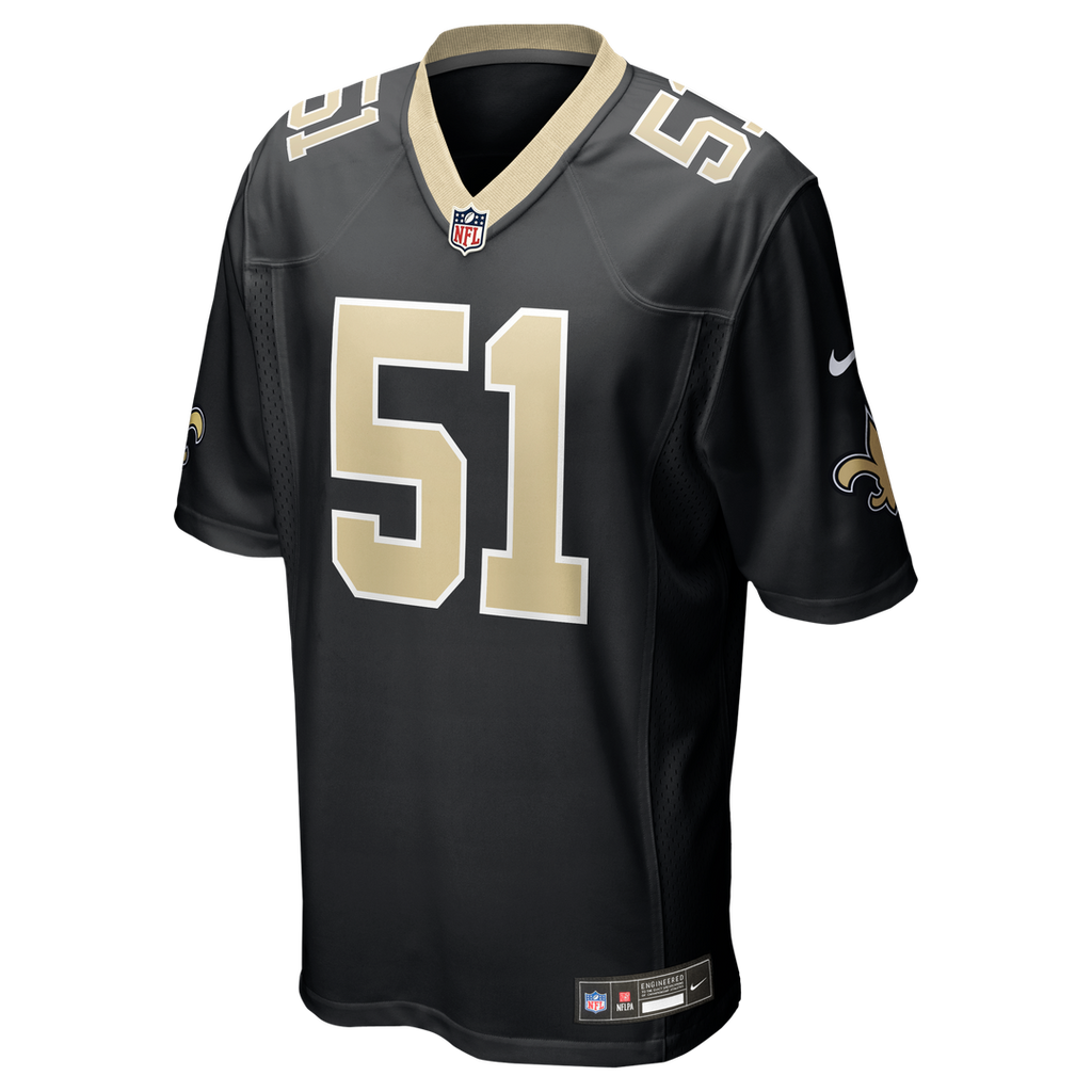 Cesar Ruiz New Orleans Saints Nike Player Game Jersey - Black