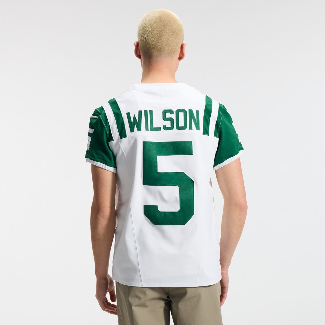 Garrett Wilson New York Jets Nike Classic Alternate Vapor F.U.S.E. Elite Jersey - White