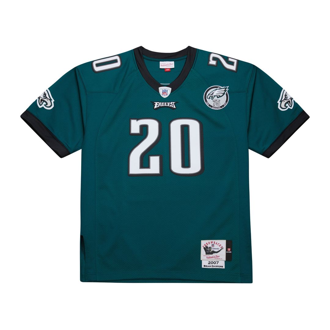 Brian Dawkins Philadelphia Eagles Mitchell & Ness 2007 Authentic Throwback Retired Player Jersey - Green