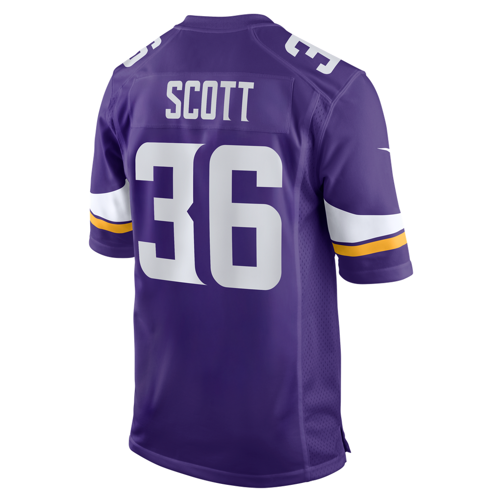 Zavier Scott Minnesota Vikings Nike Team Game Jersey -  Purple