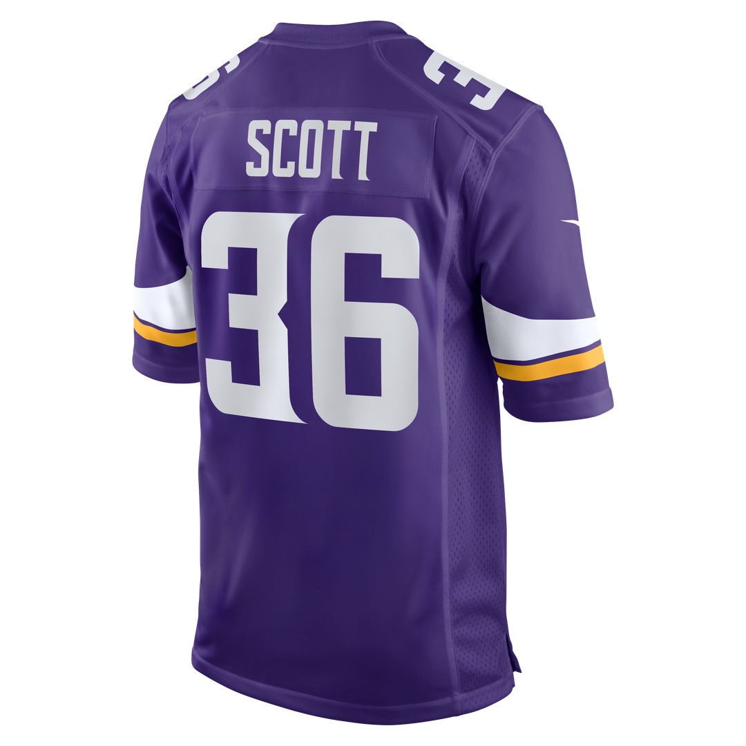 Zavier Scott Minnesota Vikings Nike Team Game Jersey -  Purple