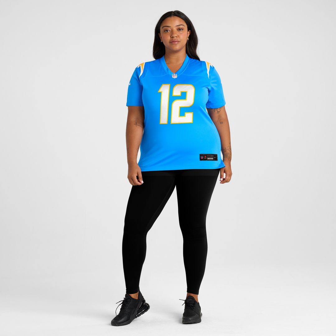 Derius Davis Los Angeles Chargers Nike Women's Team Game Jersey - Powder Blue