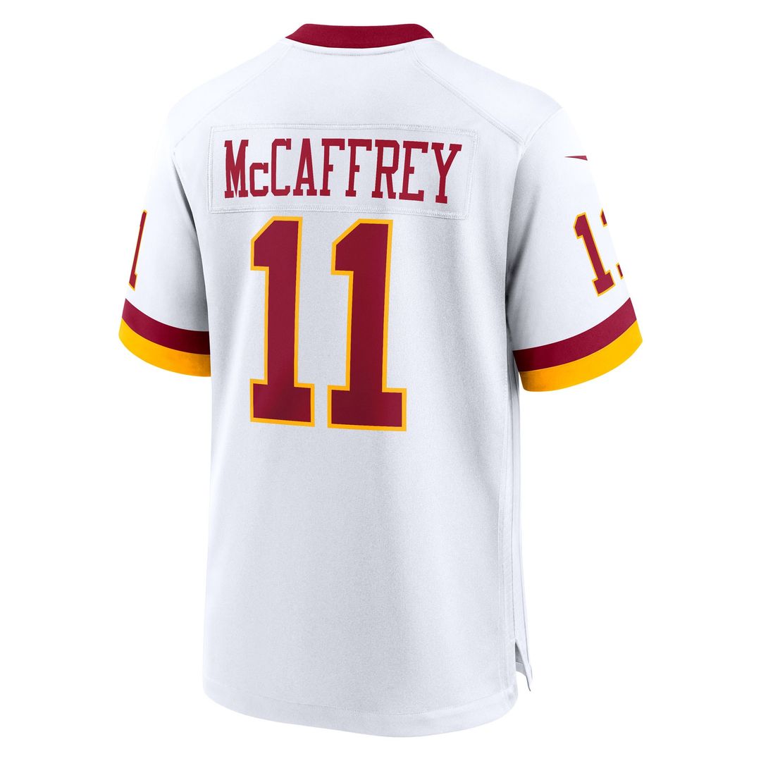 Luke McCaffrey Washington Commanders Nike Hail Raiser Alternate Game Jersey - Black