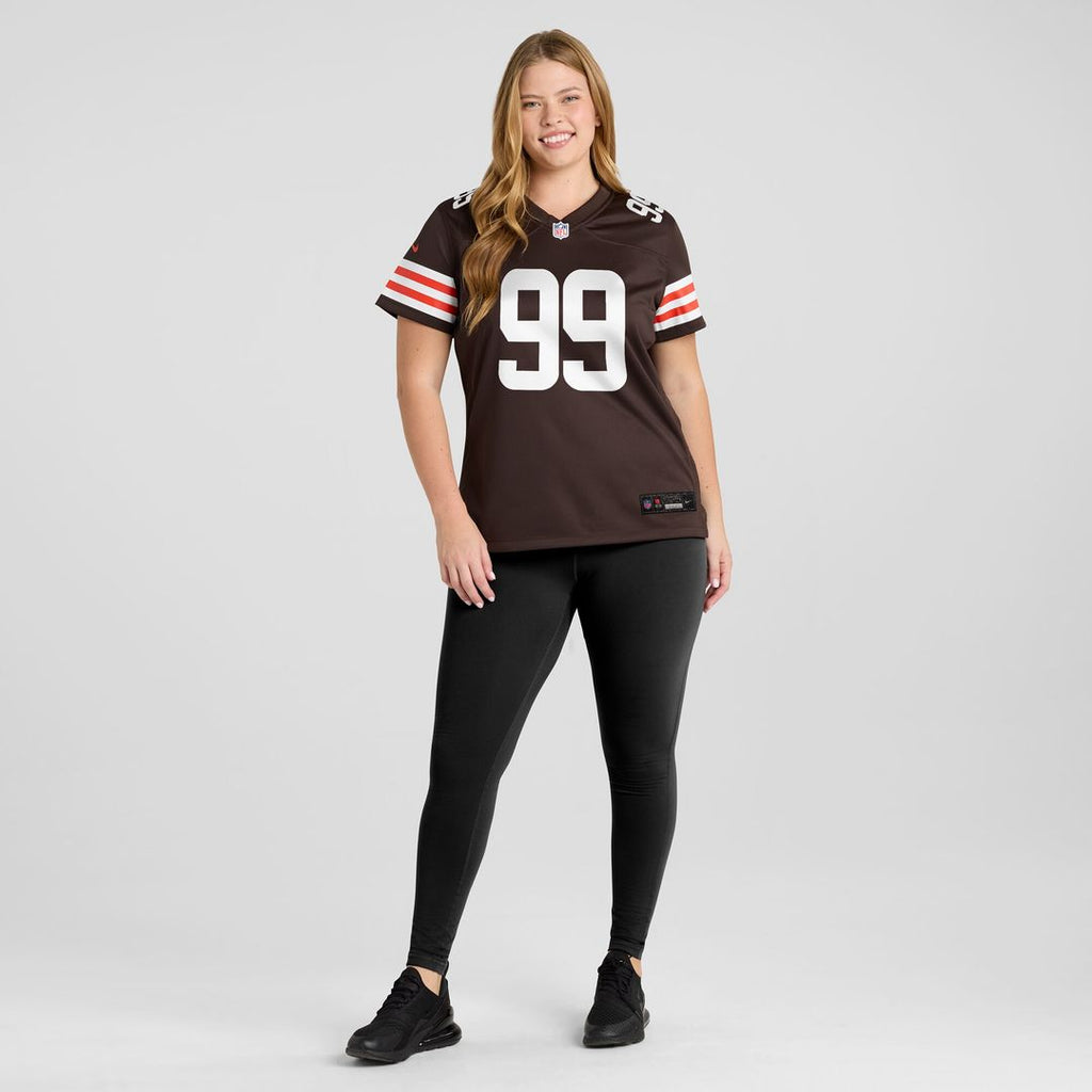 Za'Darius Smith Cleveland Browns Nike Women's Team Game Jersey -  Brown