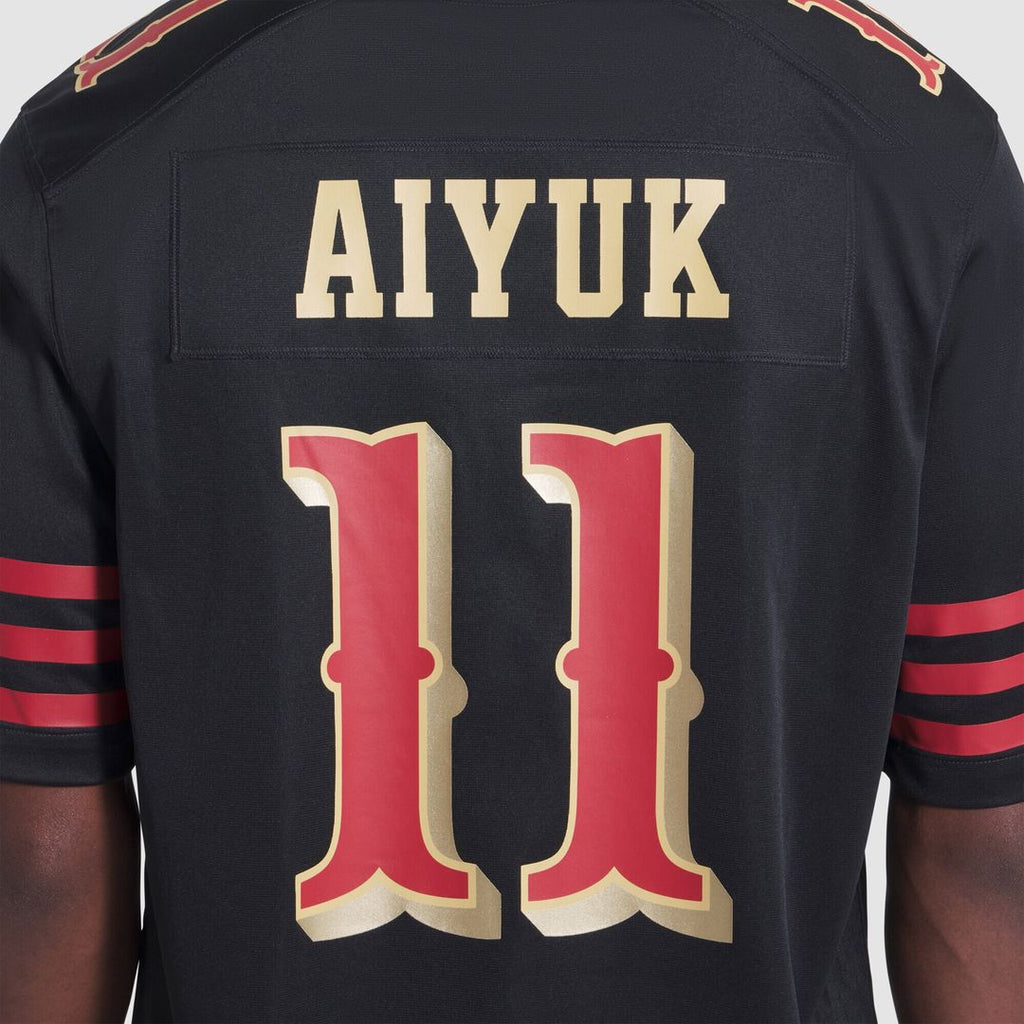 Brandon Aiyuk San Francisco 49ers Nike 2025 Rivalries Collection Game Jersey - Black