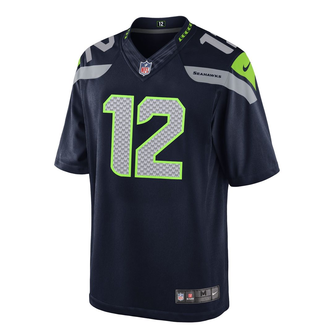 12th Fan Seattle Seahawks Nike Youth Game Jersey - College Navy