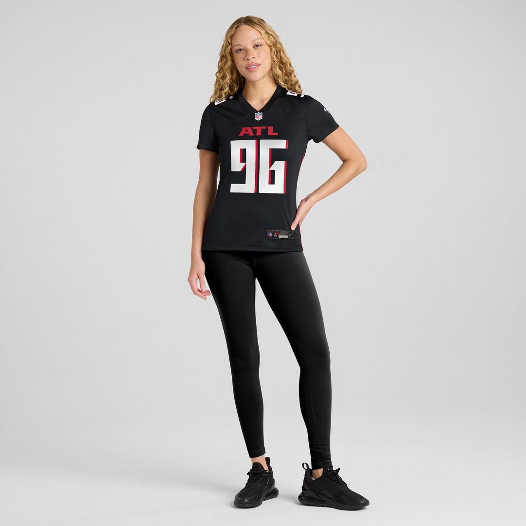 Zach Harrison Atlanta Falcons Nike Women's Team Game Jersey -  Black