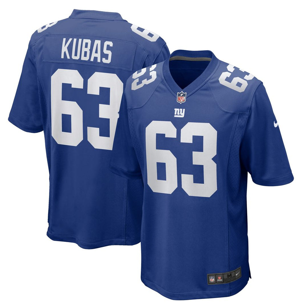 Jake Kubas New York Giants Nike Team Game Jersey -  Royal