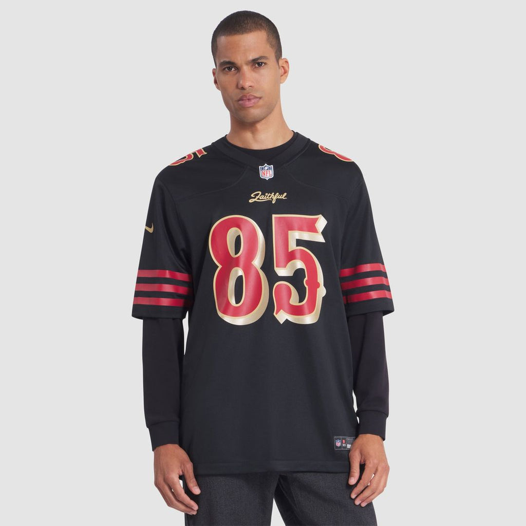 George Kittle San Francisco 49ers Nike 2025 Rivalries Collection Game Jersey - Black