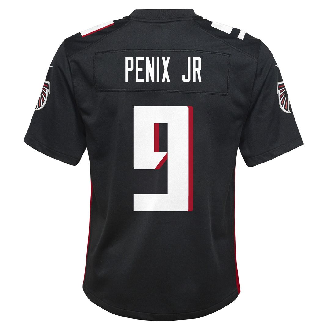 Michael Penix Jr. Atlanta Falcons Nike Youth Team Game Jersey - Black