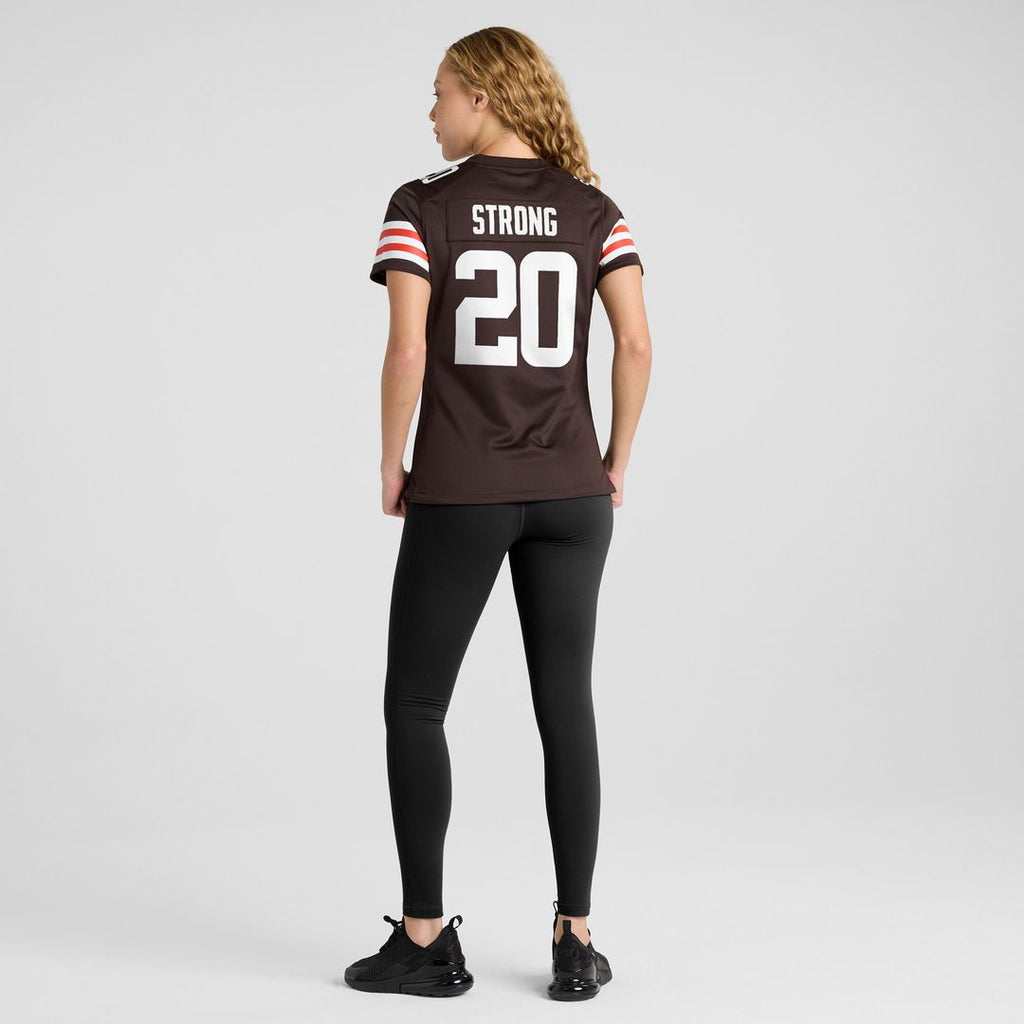 Pierre Strong Jr. Cleveland Browns Nike Women's Team Game Jersey -  Brown