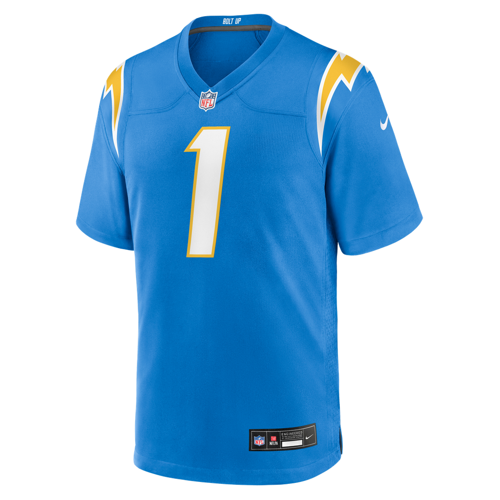 Akheem Mesidor Los Angeles Chargers Nike 2026 NFL Draft First Round Pick No. 22 Team Game Jersey - Powder Blue