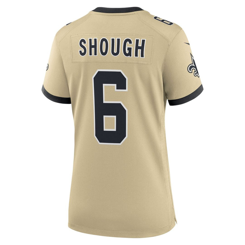 Tyler Shough New Orleans Saints Nike Women's Game Jersey - Black